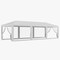 Edge Collections -27.9' x 9.4'-White-Versatile Outdoor Party Canopy with Mesh Sidewalls-1 pcs
